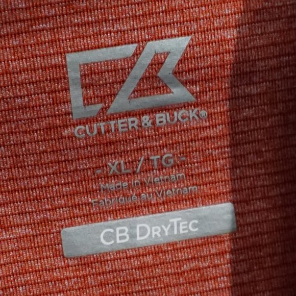 Cutter & Buck Performance Jacket - Extra Large Red Golf Pullover - Picture 2 of 3